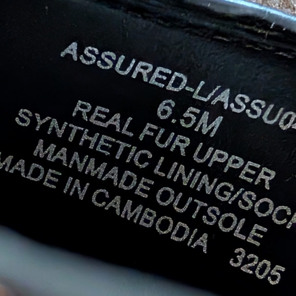 Steve Madden Assured Leopard Print Real Fur Platform Heels 6.5 - Picture 12 of 12